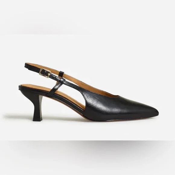 Madewell Debbie Black Slingback Heels - Picture 7 of 7